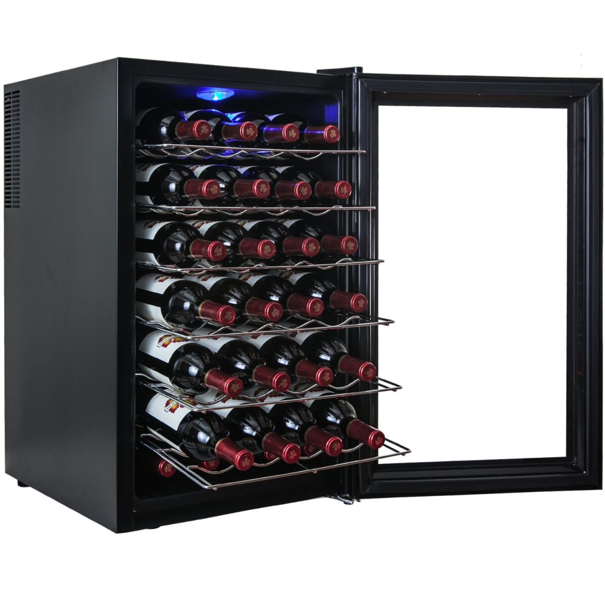 AKDY 28-Bottle Single-Zone Freestanding Wine Cooler Review - CoolerVino